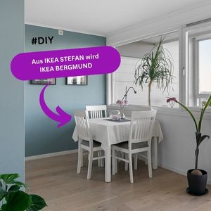 Ikea Hack: Wie du aus STEFAN einen BERGMUND Esszimmerstuhl machst!