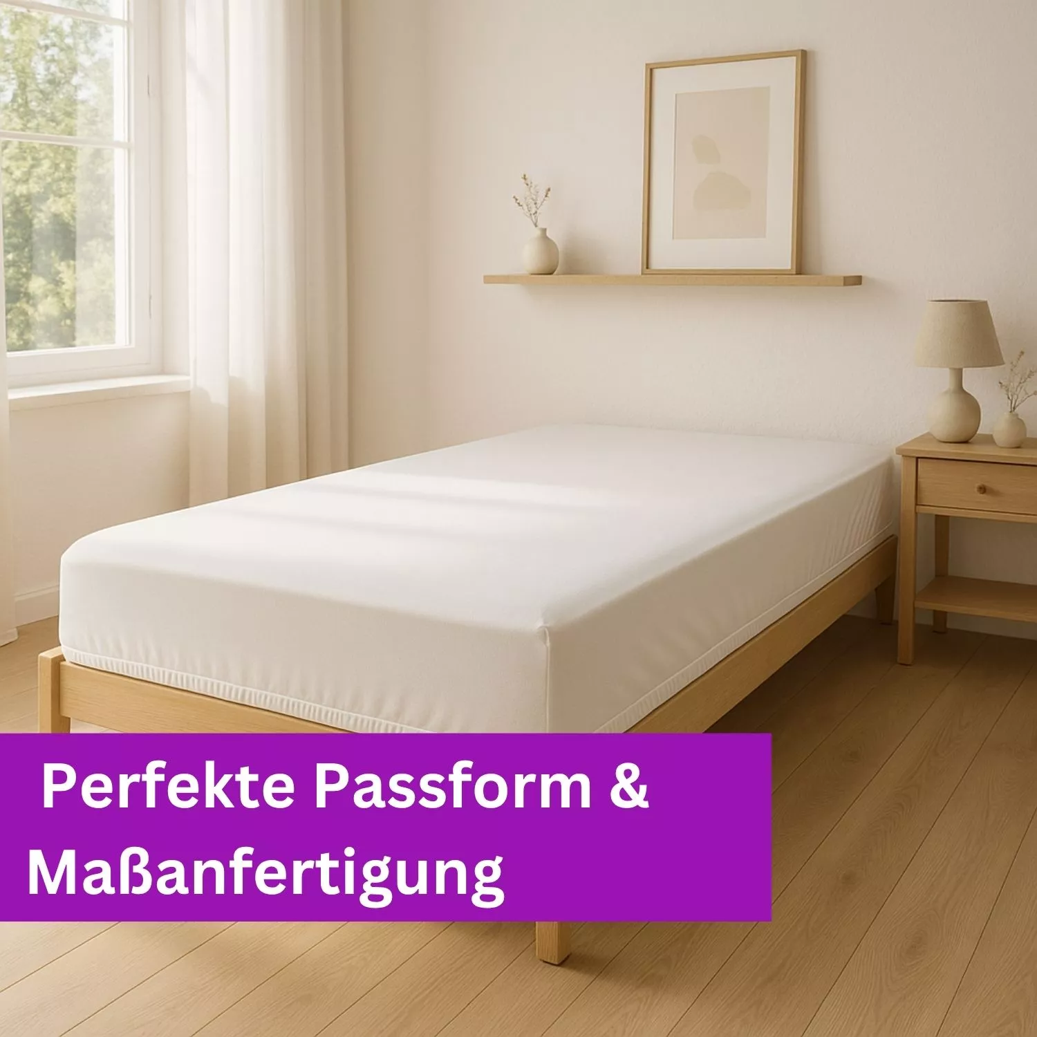 Rechteckiges Spannbettlaken