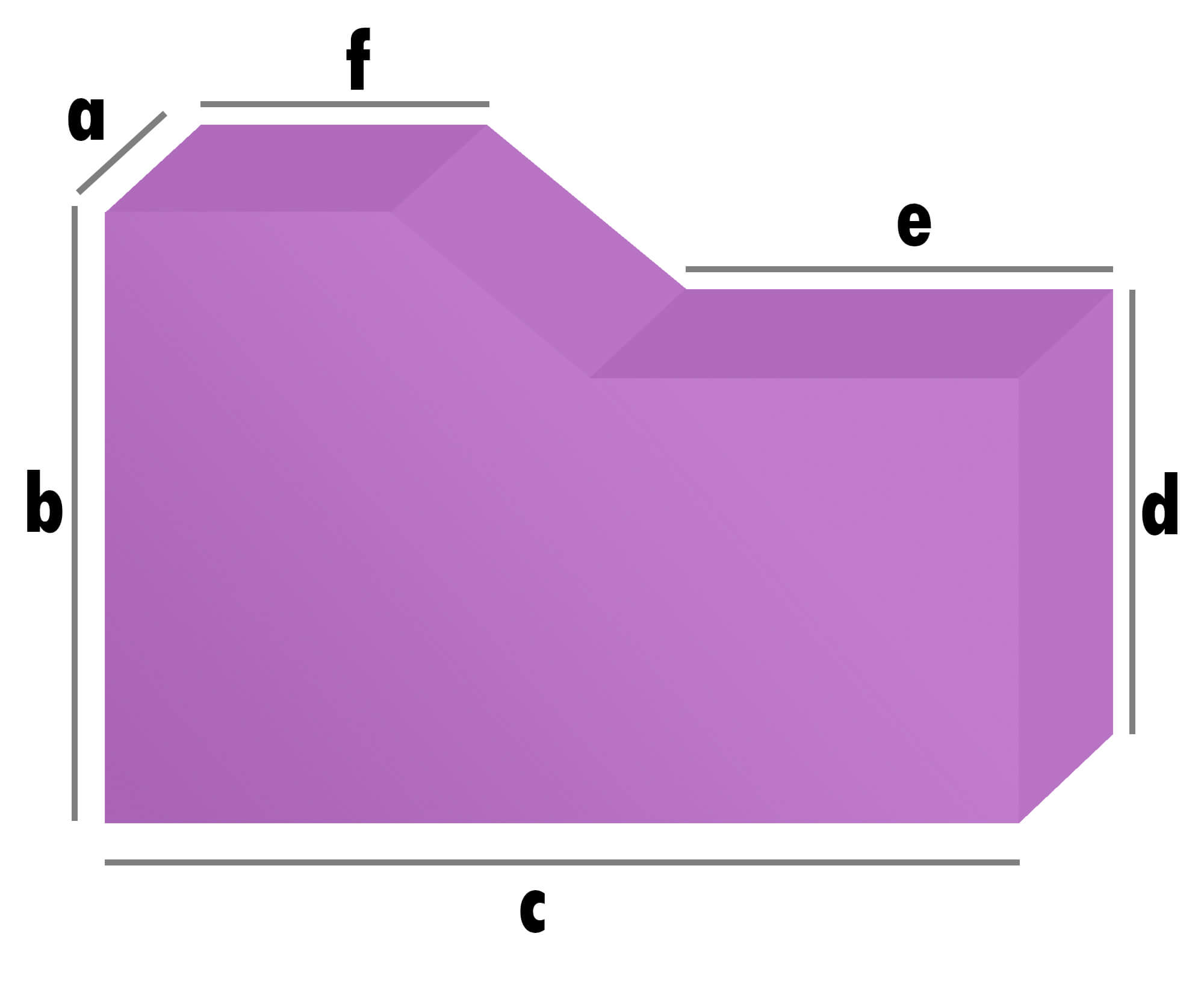 Bootspolster Rechteckig mit kleinem Abschnitt nach Maß