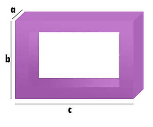 Schaumstoff-Zuschnitt - Rechteck mit Aushöhlung
